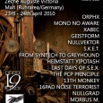 13th monkey at forms of hands 10 Not to miss: On friday and saturday, the 23rd and 24th of april 2010 Forms Of Hands 10 will happen at Grubenausbauwerkstatt at Zeche Auguste Victoria in Marl – a...