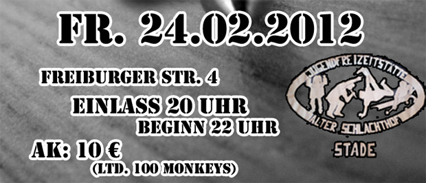 13th monkey, 100blumen, saal5 live in stade