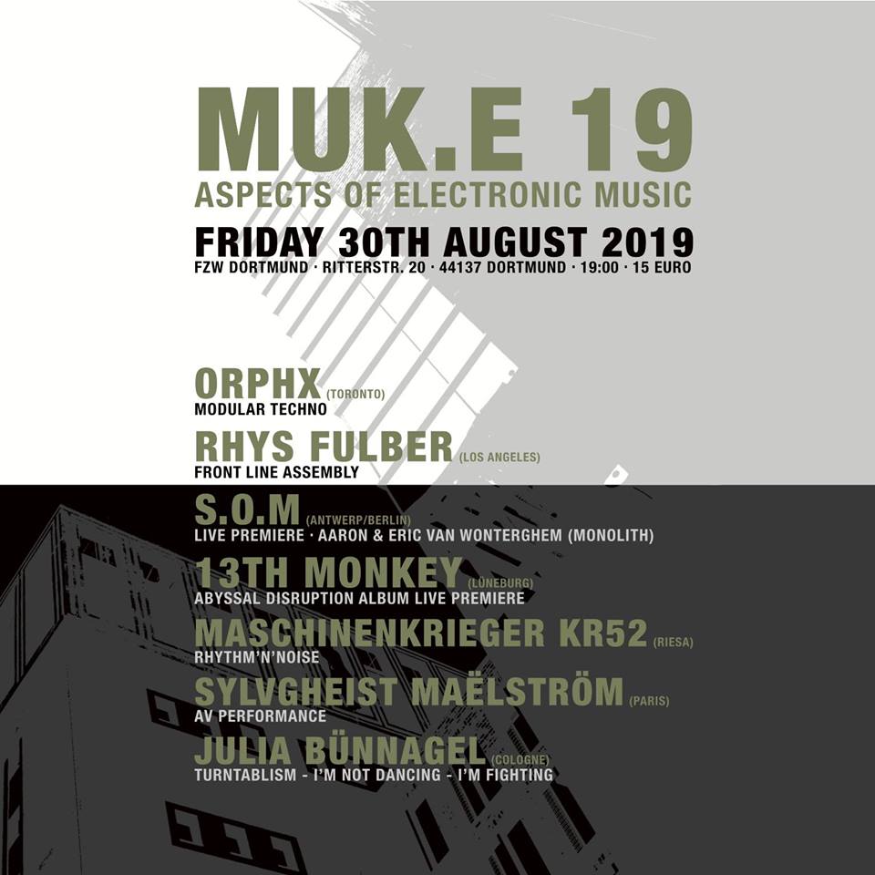 13th Monkey live @ MUK.E 19 at FZW Dortmund